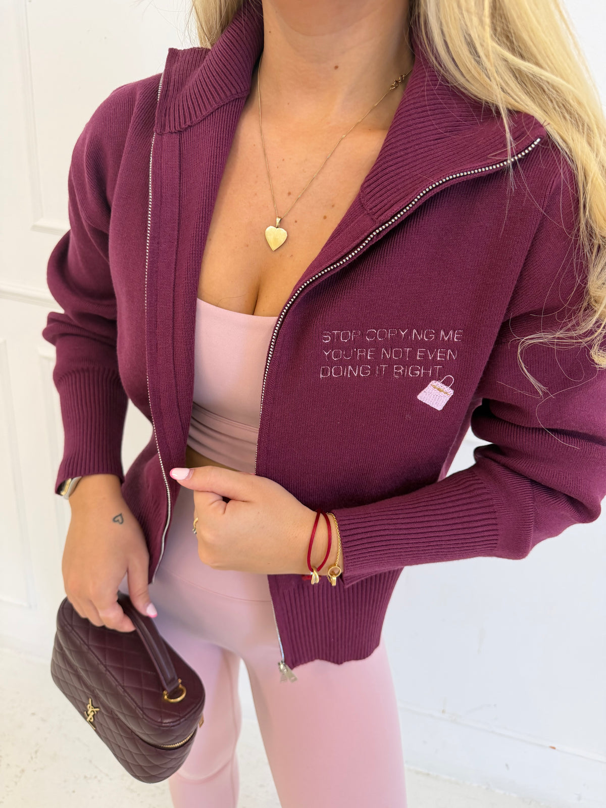 Stop copying me cardigan💗🤫🎀