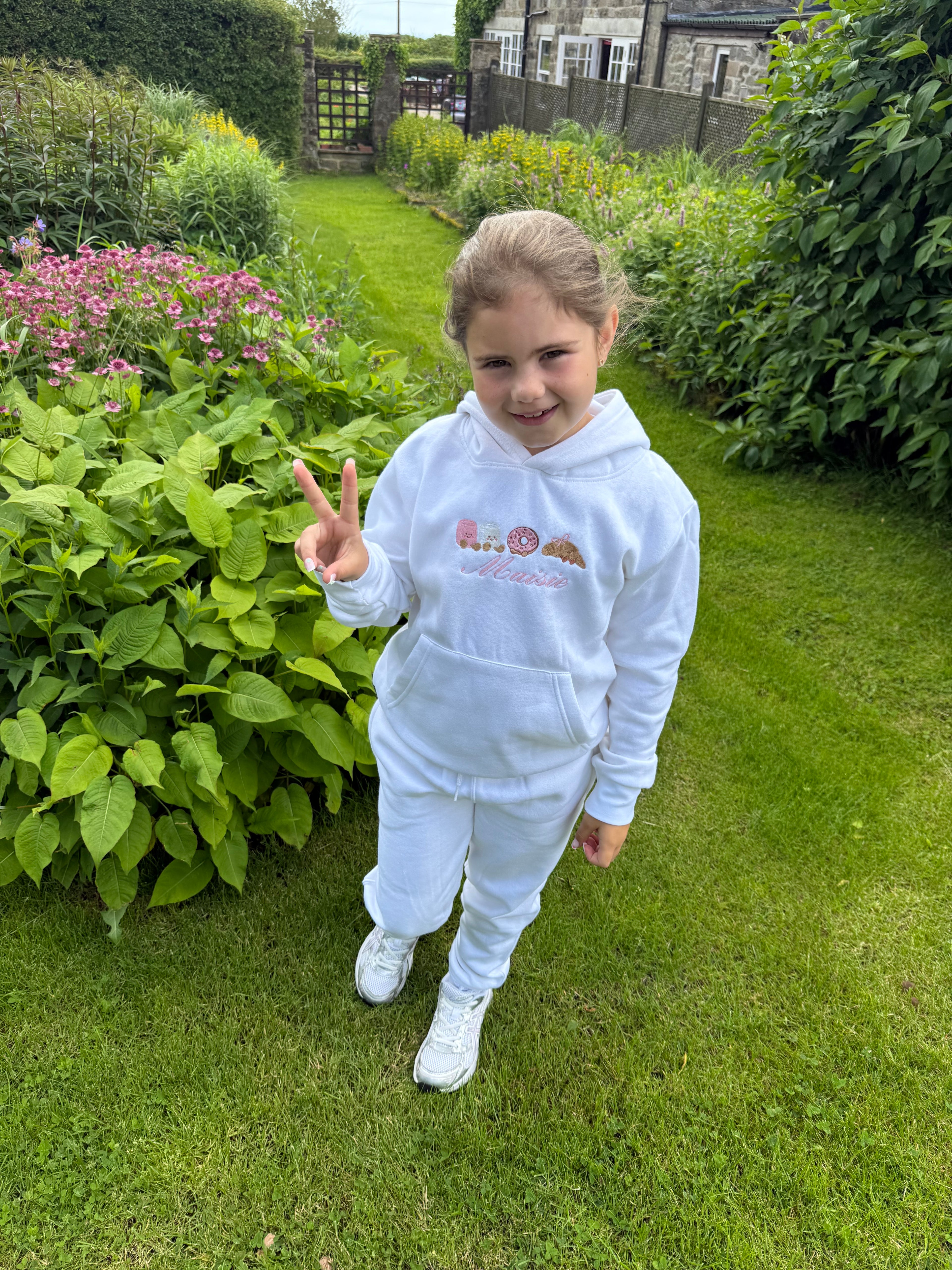 Kids jelly cat tracksuit🧸🌴🫶🏽