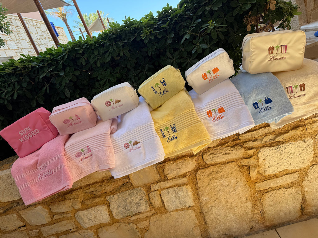 Create your own towel&pouch✨👸🏼🌴