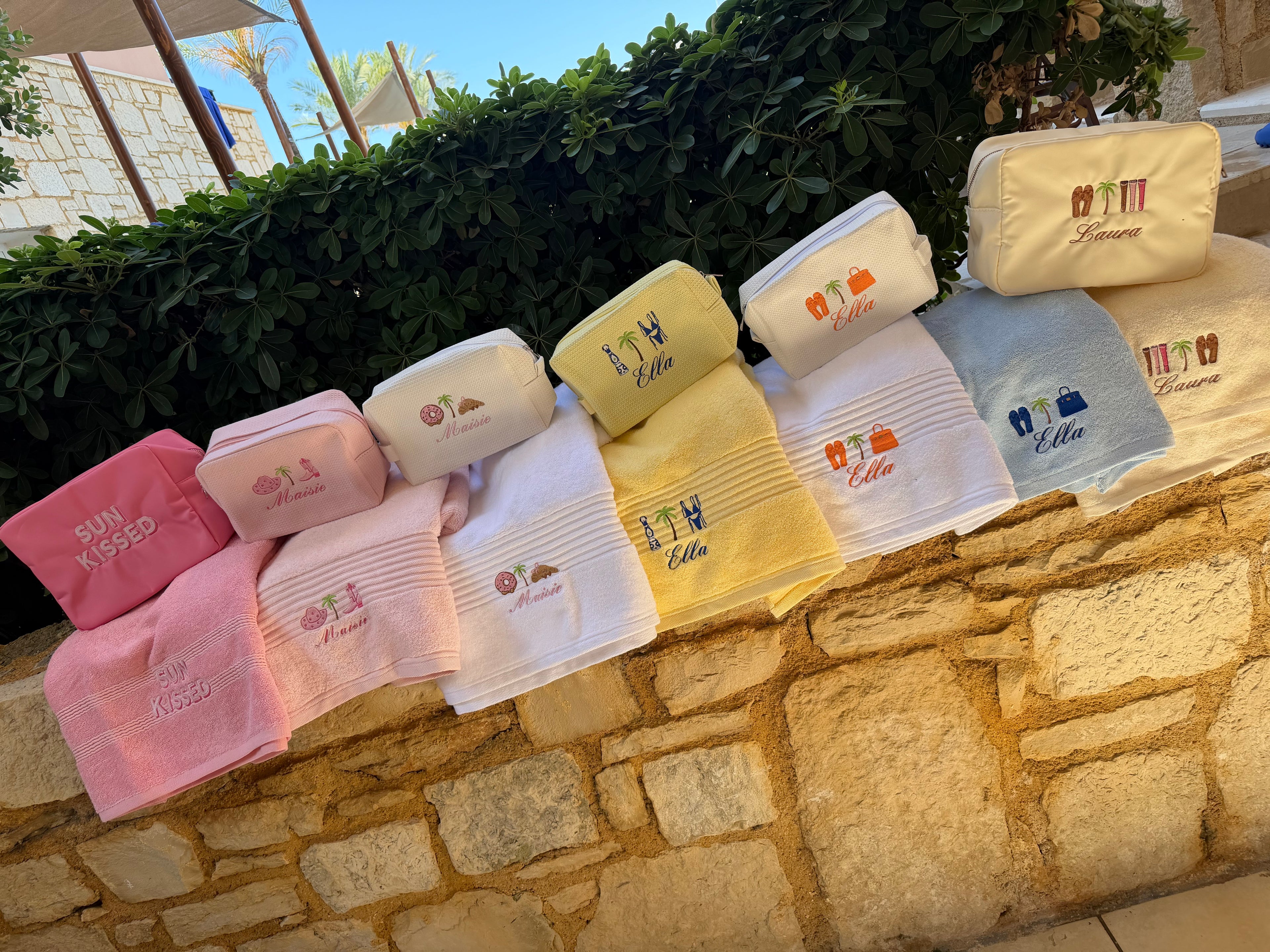 Create your own towel&pouch✨👸🏼🌴