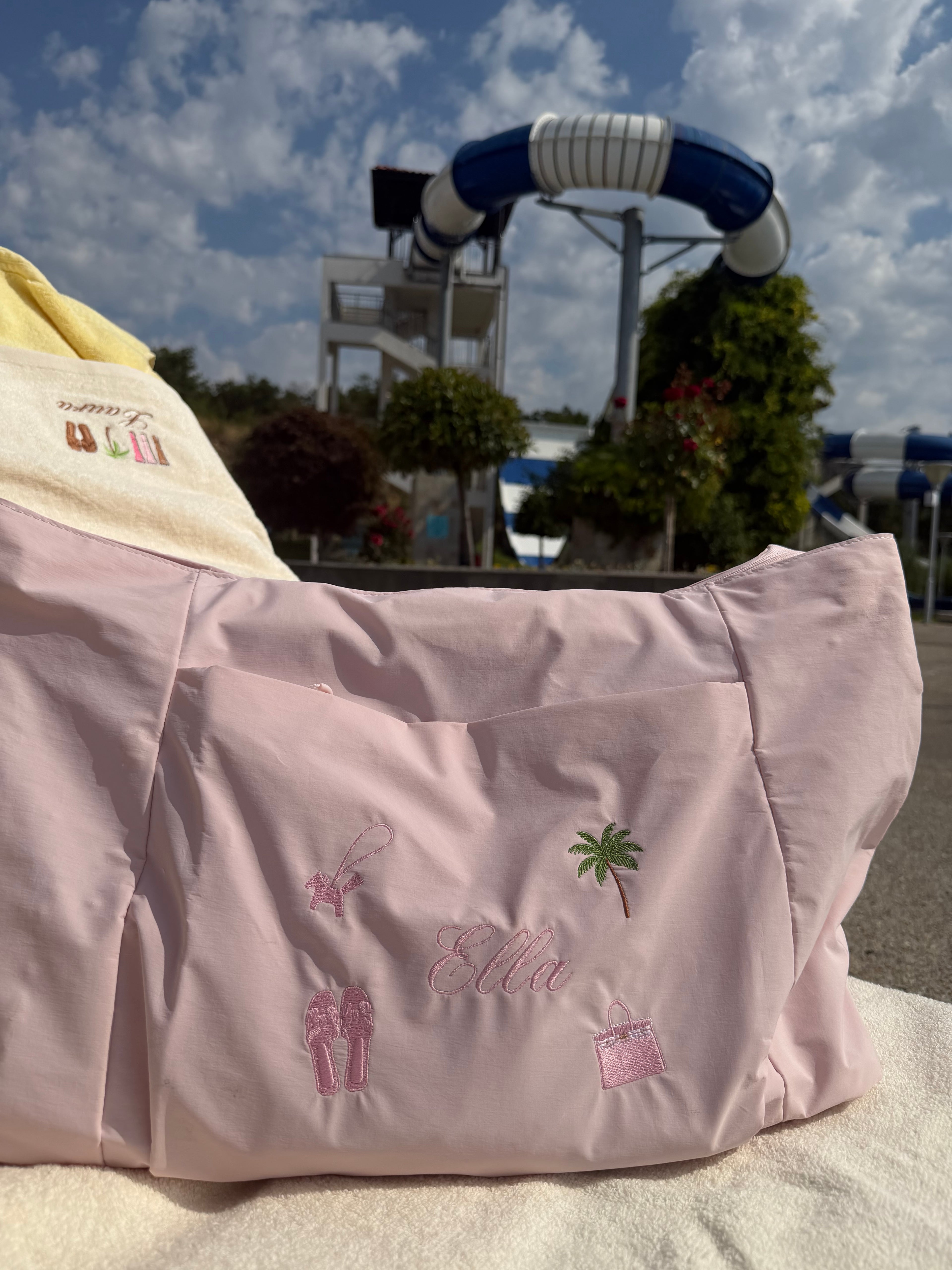 Pink palm bag 🫶🏽🌴💖