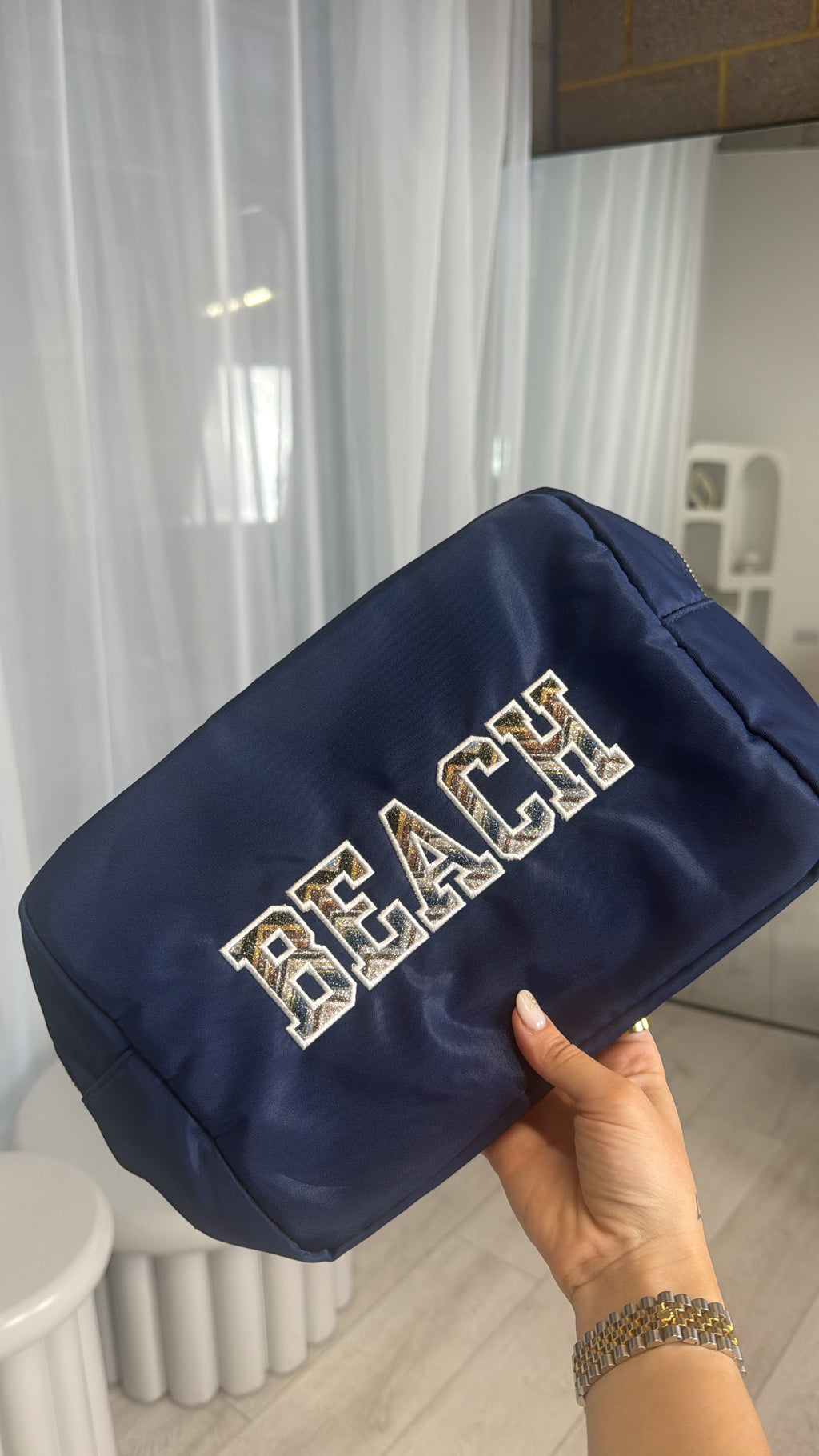 Zig zag beach bag 🫶🏽