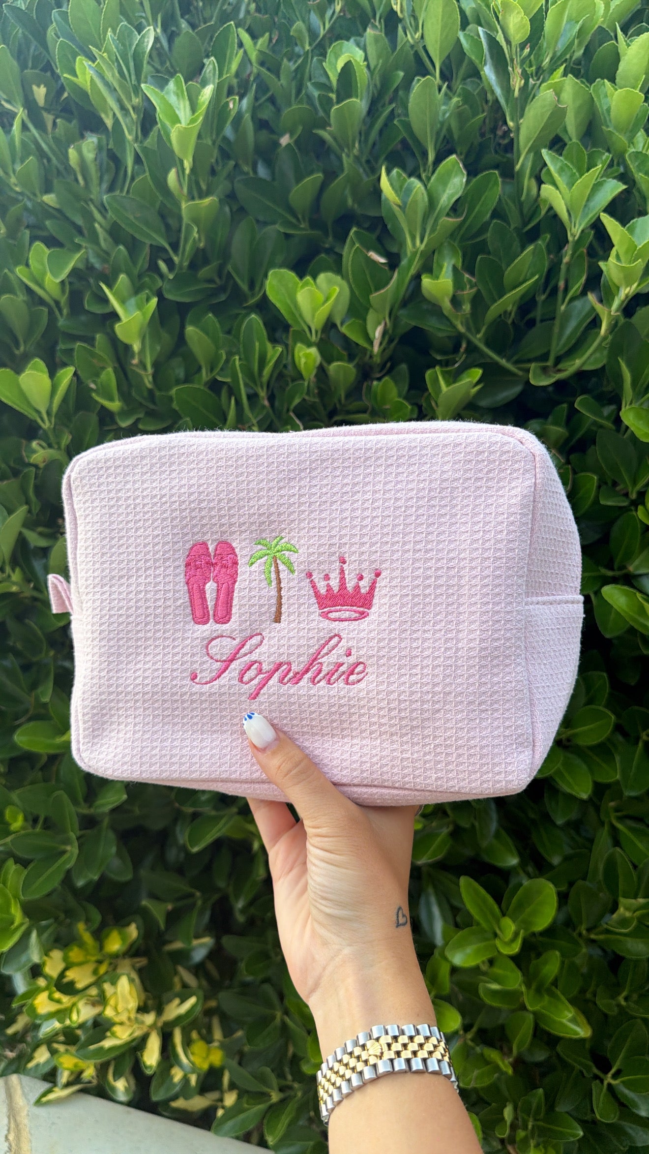 Pink crown pouch👑🩷🌴
