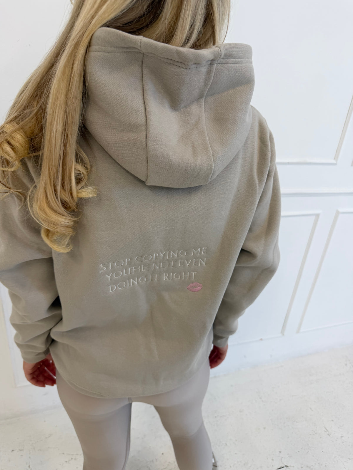 Stop copying me hoodie 💋