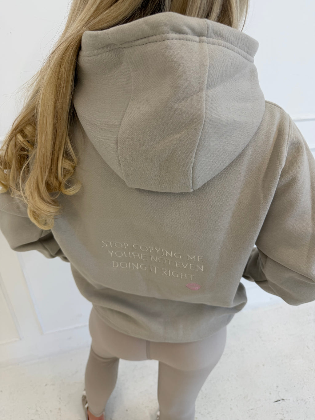 Stop copying me hoodie 💋