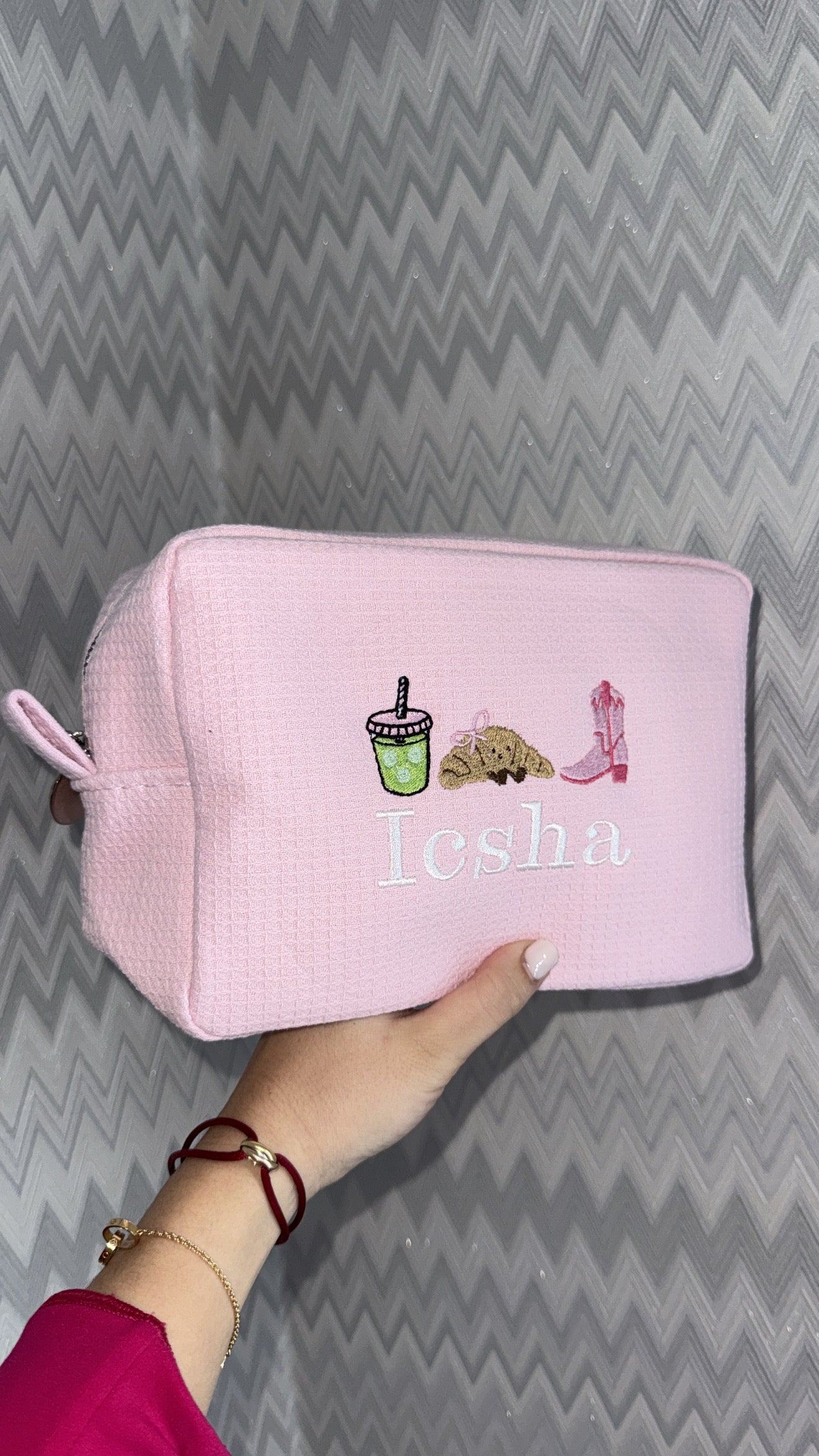 Personalised Pouches🫶🏽🍒🪐🪩🧿🌟