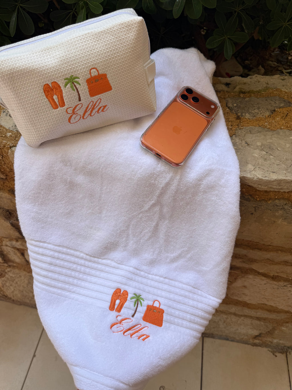 Create your own towel&pouch✨👸🏼🌴