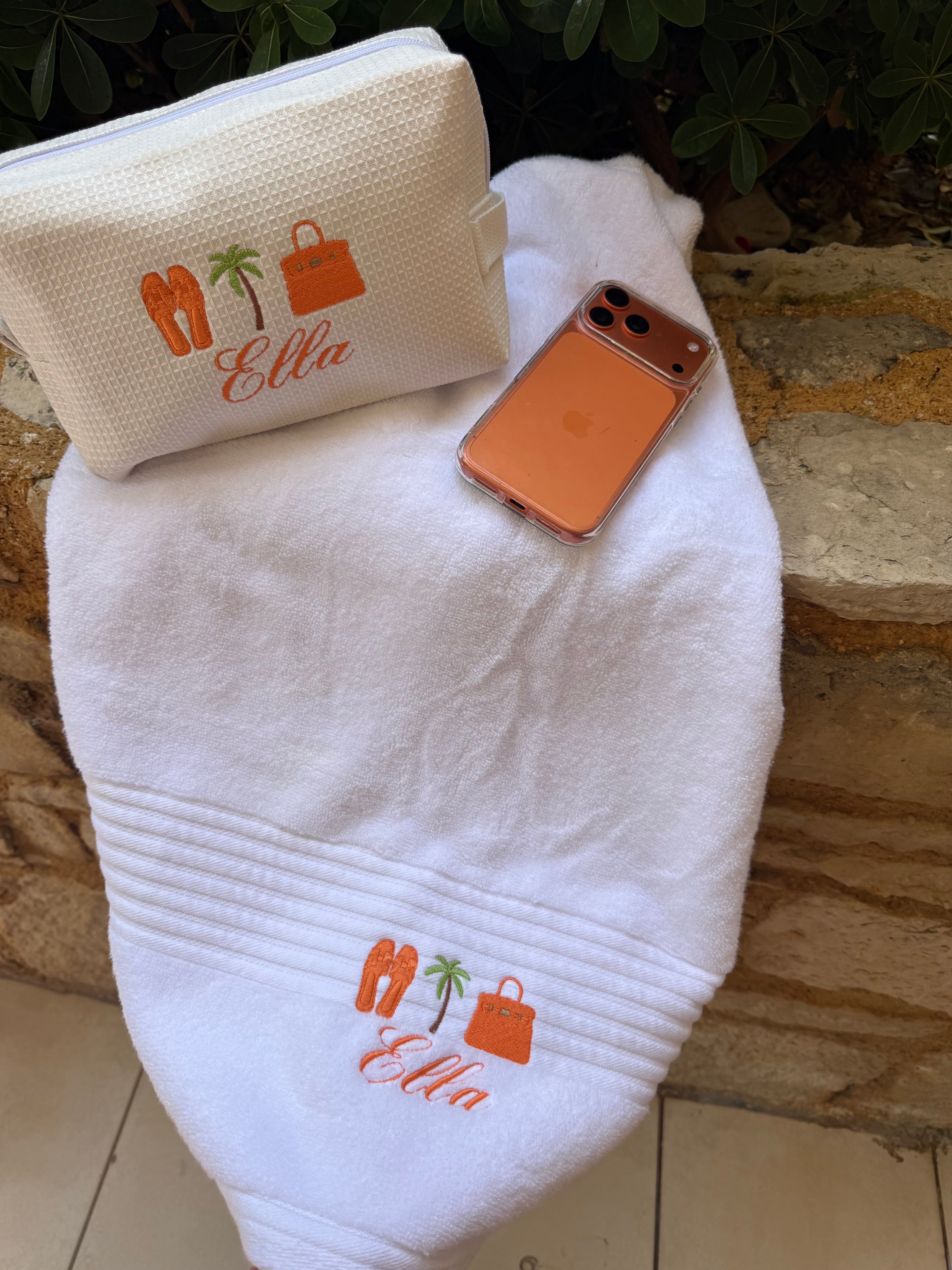 Create your own towel&pouch✨👸🏼🌴