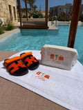 Orange pouch&towel set🧡🍊✌🏼