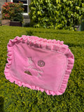Pink ruffle pouch🩷🥐