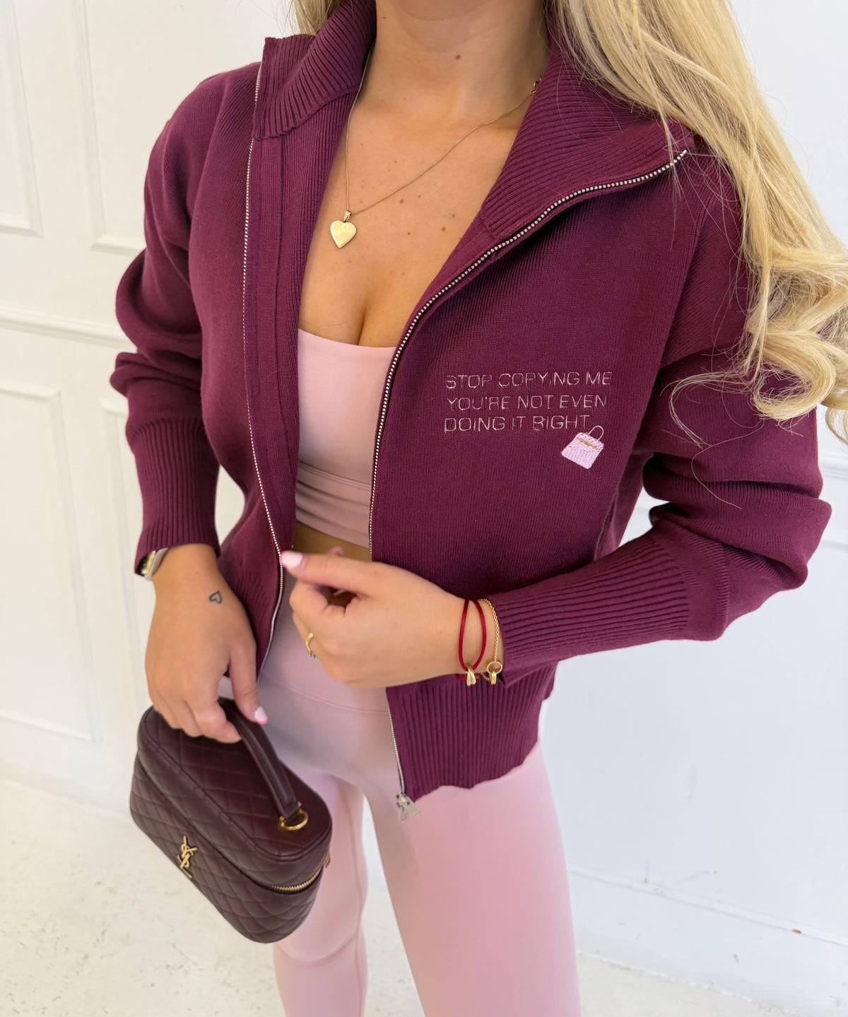 Stop copying me cardigan💗🤫🎀