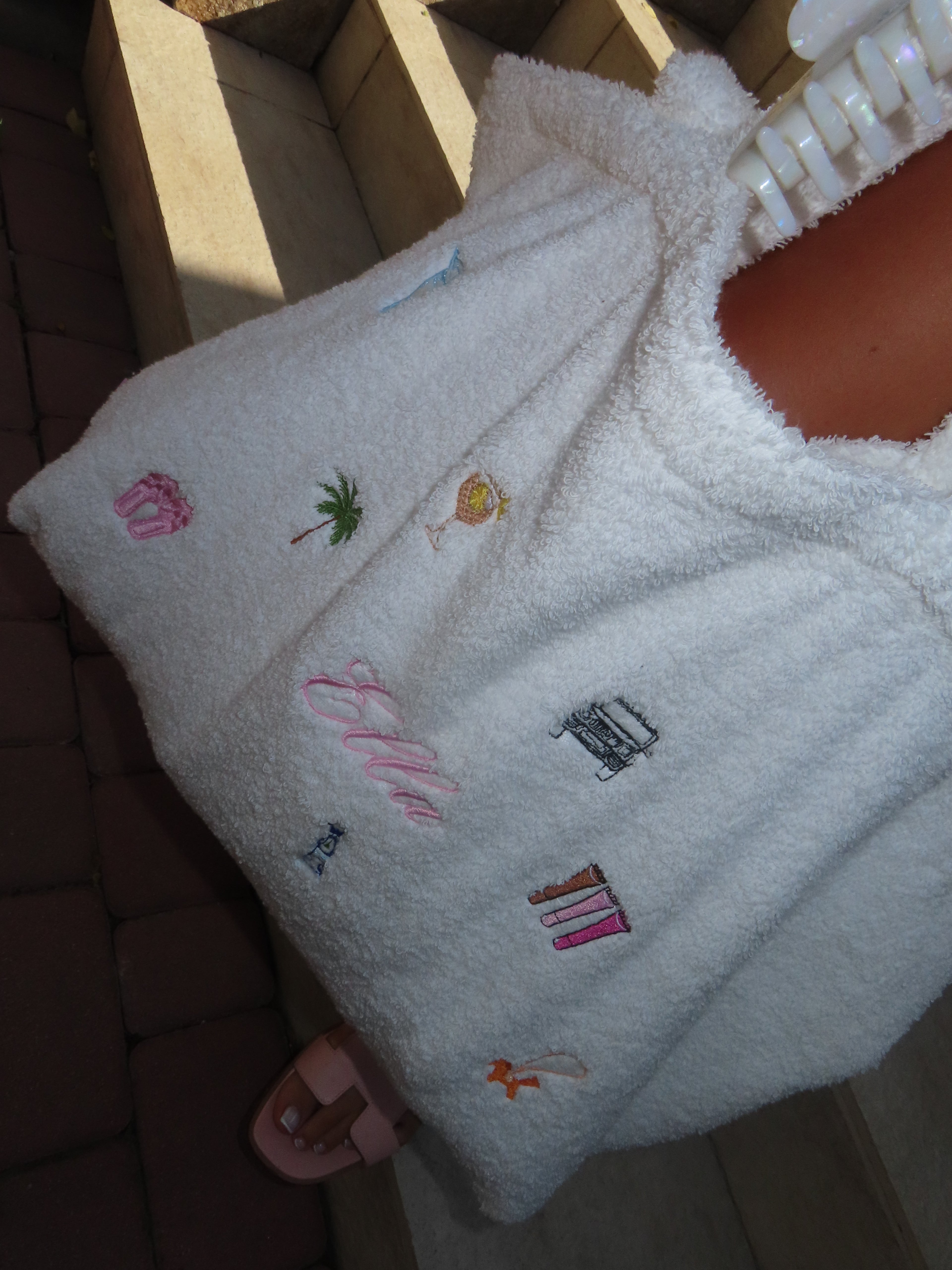Crazy Terry towelling bag (preorder shipping date 28th)