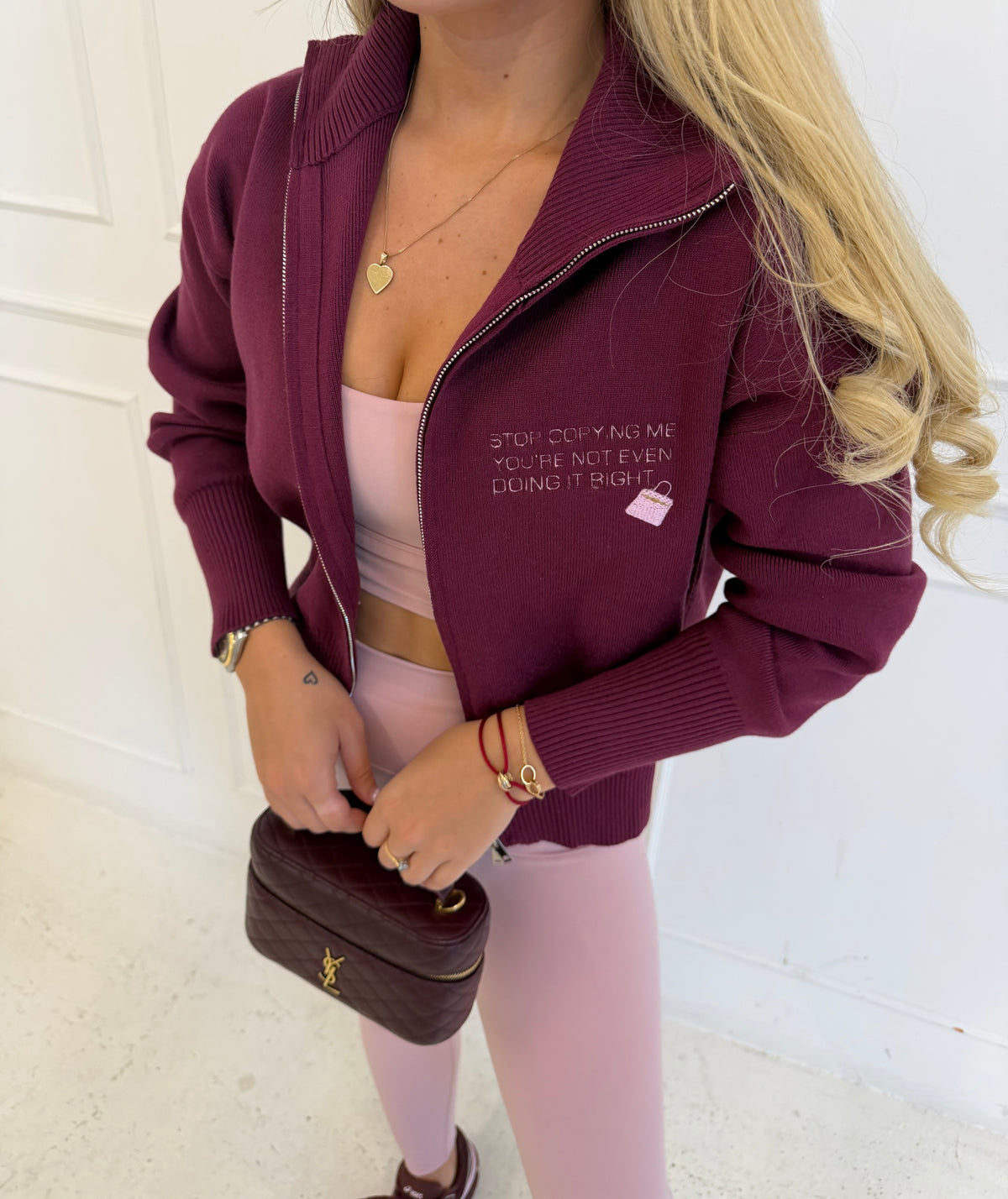 Stop copying me cardigan💗🤫🎀