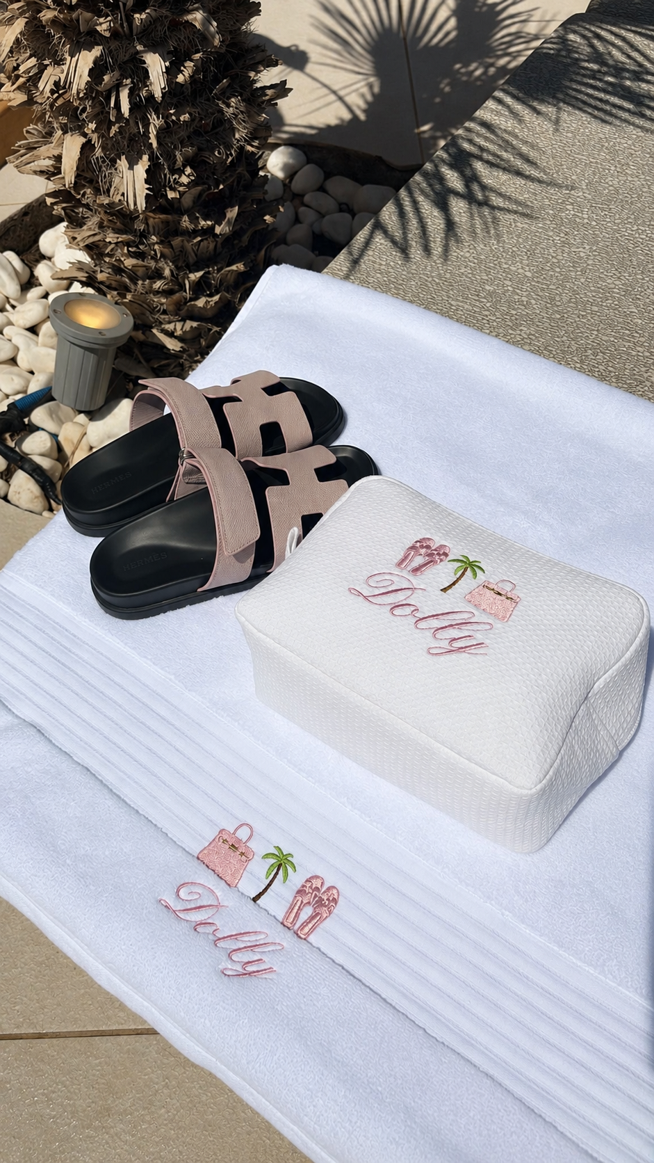 Personalise beach towel 🌴🩷