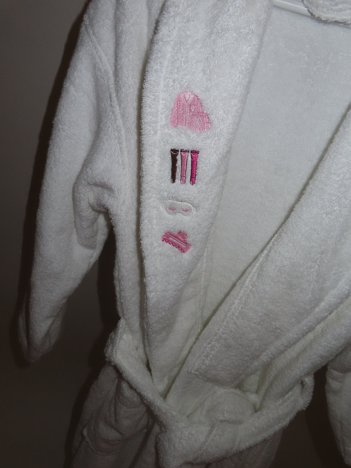 Personalised thick towelling robe💗