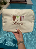 Beige palm pouch🌴✌🏼🤎