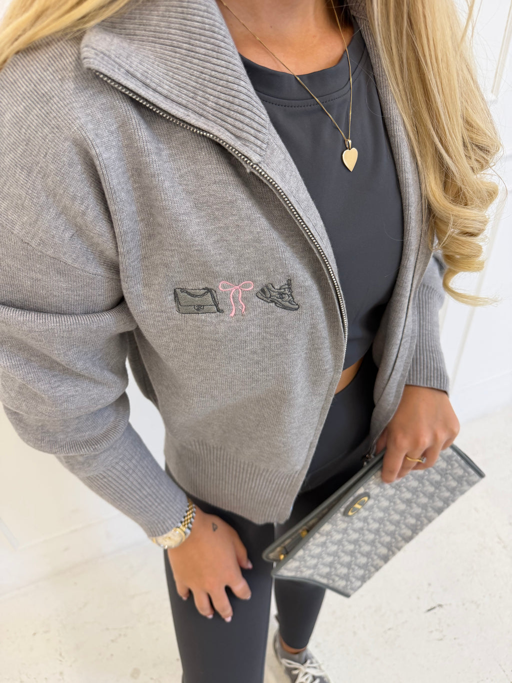 3 icon grey cardigan 🩶￼