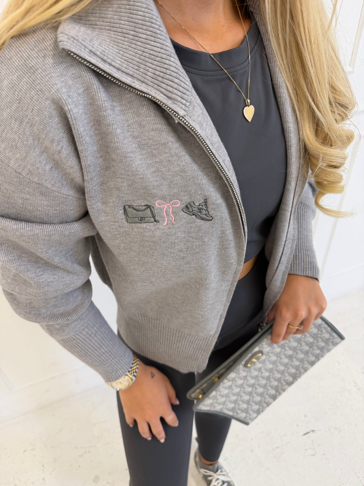 3 icon grey cardigan 🩶￼
