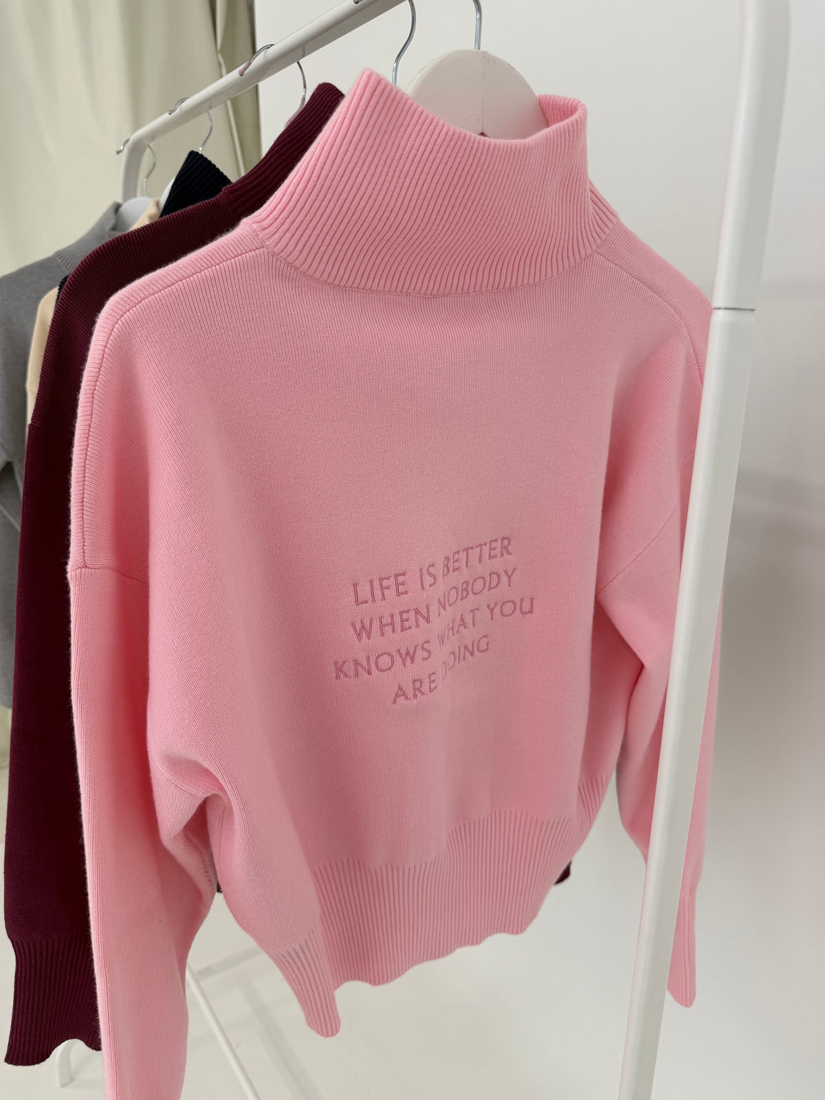 Life is better when nobody knows what you are doing cardigan💗🫶🏽🎀