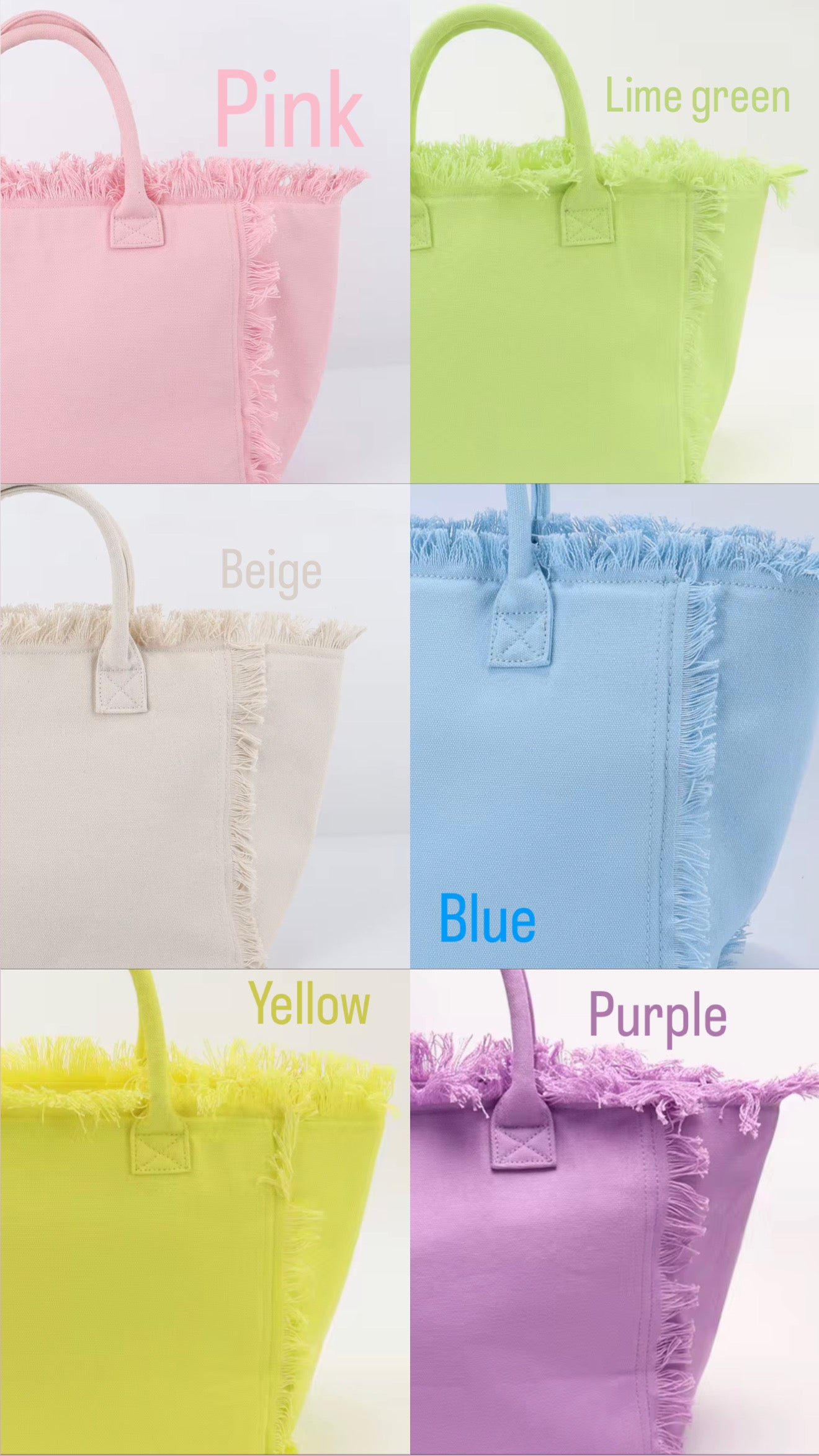 Ruffle beach bag🩷✨🌴