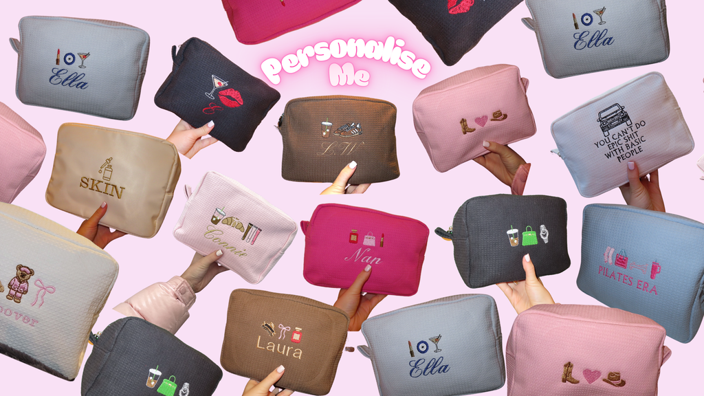 Personalised Pouches🫶🏽🍒🪐🪩🧿🌟
